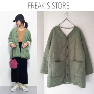 フリークスストア(FREAK'S STORE)の17AW FREAK'S STORE キルティングボアリバーシブルジャケット(ダウンジャケット)