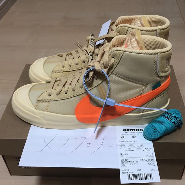 珍しい NIKE - OFF WHITE NIKE BLAZER MID スニーカー