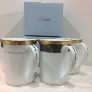 ノリタケ(Noritake)のNoritakeノリタケ マグカップ コーヒーカップ 4個セット(グラス/カップ)