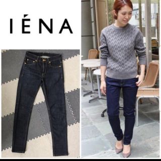 イエナ(IENA)の【美品】イエナ　スキニー　デニム　34(デニム/ジーンズ)