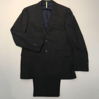 ポールスミス(Paul Smith)のポールスミス 冬物シルク混スーツ ブラック クリーニング済み (Lサイズ)(セットアップ)