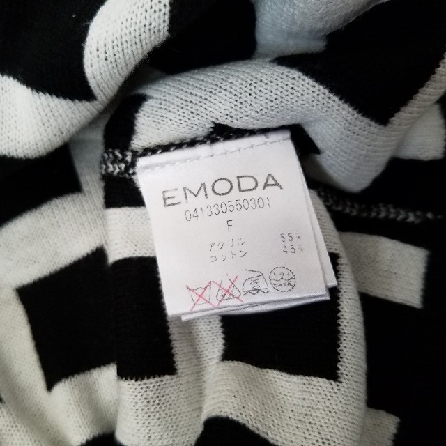 EMODA(エモダ)のEMODA チェック柄ニット レディースのトップス(ニット/セーター)の商品写真