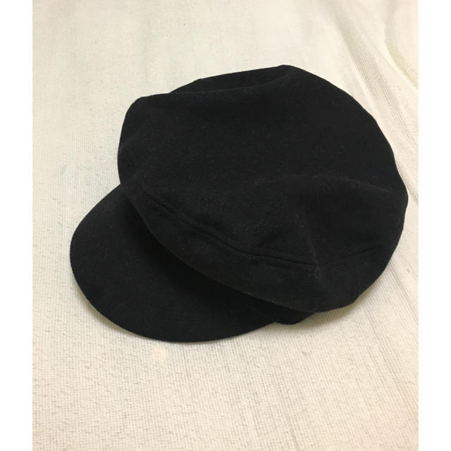 GU(ジーユー)のキャスケット ブラック GU レディースの帽子(キャスケット)の商品写真
