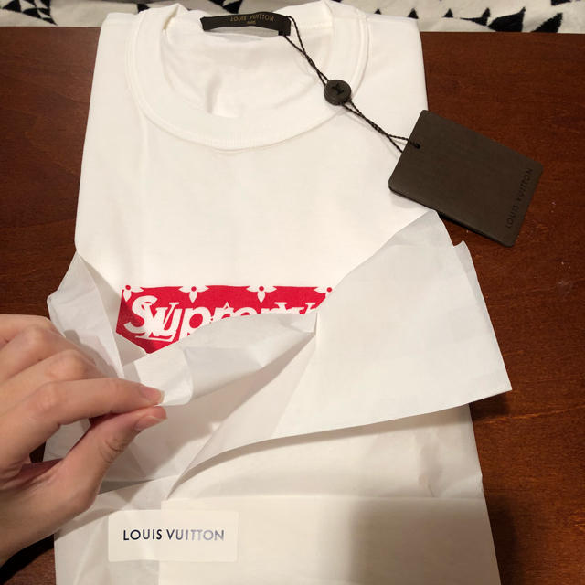 男女兼用 LOUIS supreme - VUITTON LOUIS VUITTON Tee BOXLOGO Tシャツ ...