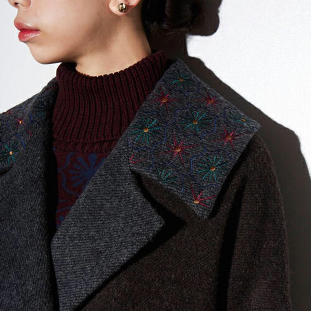 PAMEO POSE - PAMEO POSE ♡ 刺繍チェスターコートの通販 by Annabelle