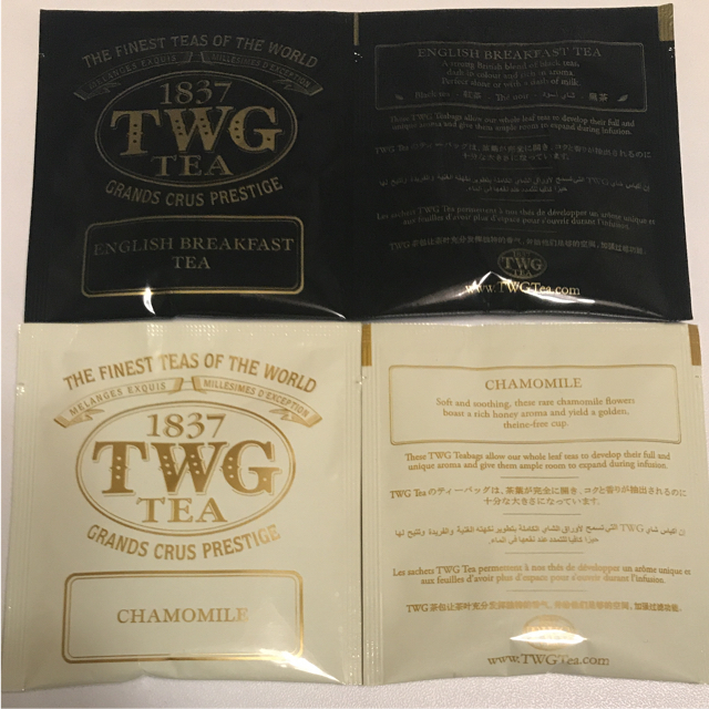 高級紅茶 TWG 6銘柄 24袋 ティーパック 食品/飲料/酒の飲料(茶)の商品写真