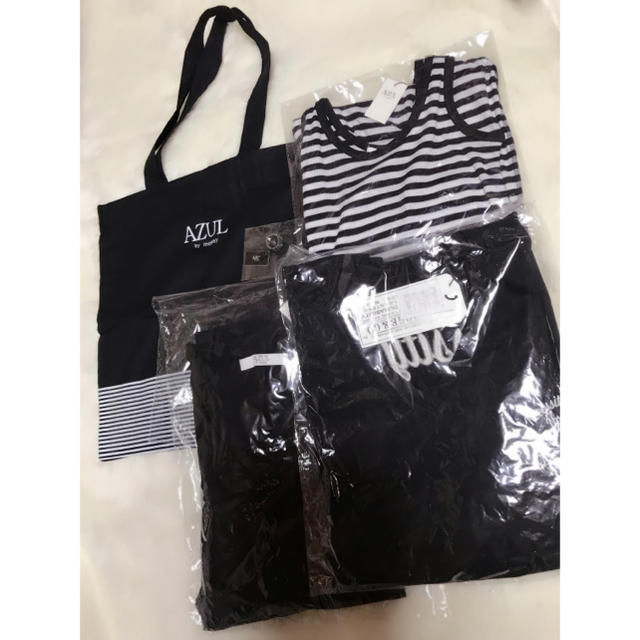 AZUL by moussy(アズールバイマウジー)の値下げ タグ付き 新品 未使用 AZUL by moussy 5点セット レディースのレディース その他(その他)の商品写真