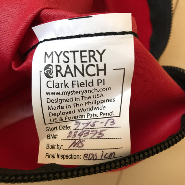 MYSTERY RANCH(ミステリーランチ)のMYSTERY RANCH ミステリーランチ FLAT BAG  メンズのバッグ(その他)の商品写真