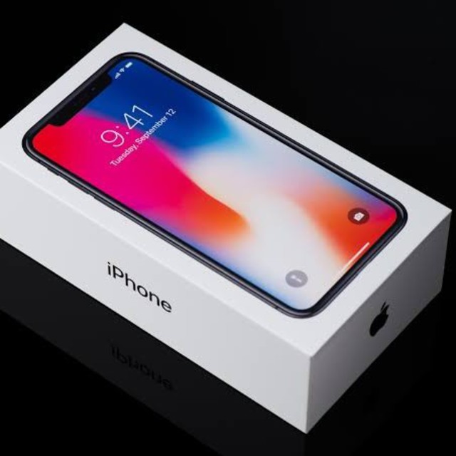 iPhone(アイフォーン)の交換品 新品未開封 au iPhone X 256GB  SIMロック解除済 スマホ/家電/カメラのスマートフォン/携帯電話(携帯電話本体)の商品写真