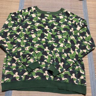 アベイシングエイプ(A BATHING APE)のape bape カモ 迷彩 abc スウェット パーカー ジャケット xl(パーカー)