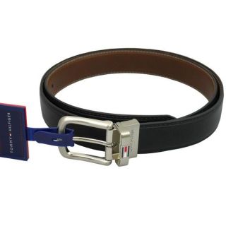 トミーヒルフィガー(TOMMY HILFIGER)のトミーヒルフィガー ベルト メンズ 人気 ブランド 黒 茶 リバーシブル(ベルト)