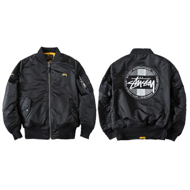 着るには問題ないですストゥーシー stussy ma-1 ジャケット