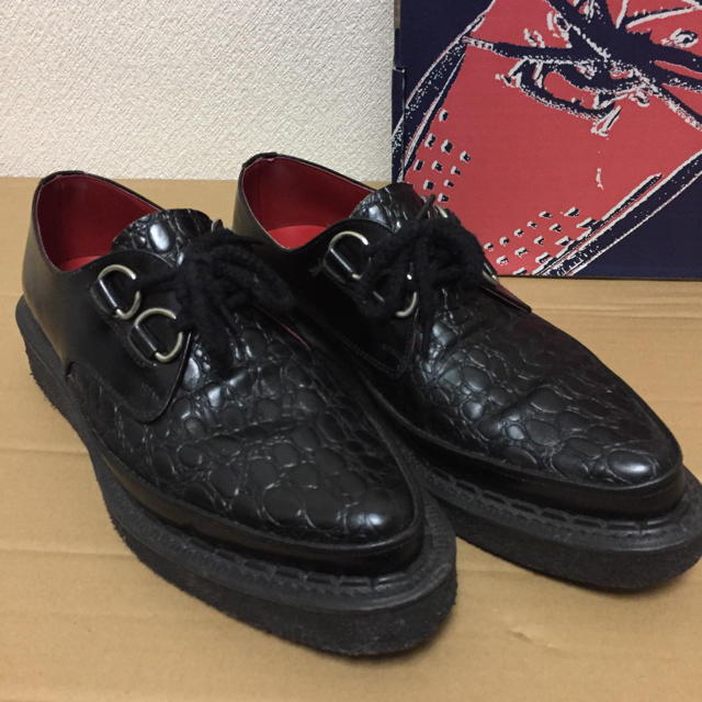 靴/シューズ【定価¥51840】日本別注^ジョージコックスUK8の13012ブラック