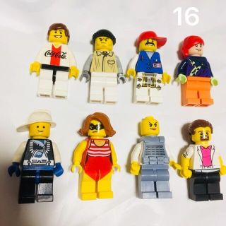 Lego - 16 ミニフィグセット 8体 ミニフィギュア レゴブロックの通販