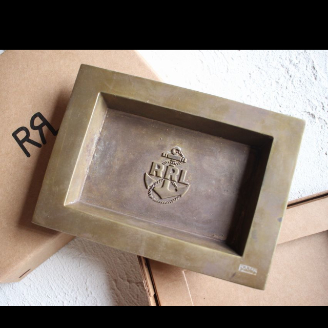 RRL - 新品*RRL*ブラス コイン トレイ*小物入れ*灰皿 ダブル RRL - 新品*RRL*ブラス コイン トレイ*小物入れ*灰皿 ダブル