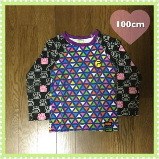 パーティーパーティー(PARTYPARTY)のpartyparty☆総柄ロンT☆100cm(Tシャツ/カットソー)