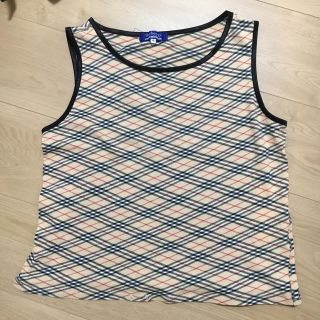 バーバリーブルーレーベル(BURBERRY BLUE LABEL)のバーバリー タンクトップ 訳あり(タンクトップ)