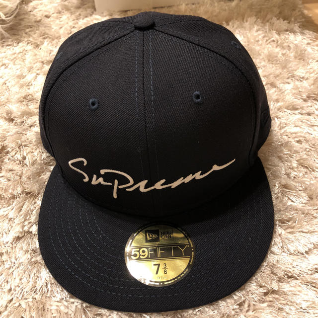 supreme classic script new era  7 3/8