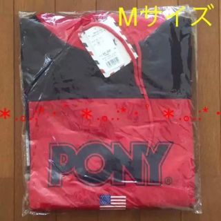 ポニー(PONY)のポニー  ロゴパーカー 赤 M(パーカー)