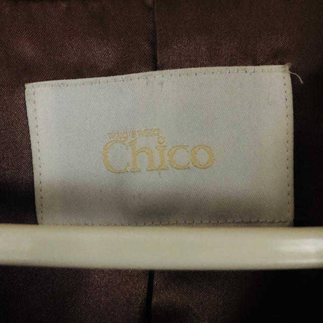 who's who Chico(フーズフーチコ)のChico チェスターコート ベージュ レディースのジャケット/アウター(チェスターコート)の商品写真