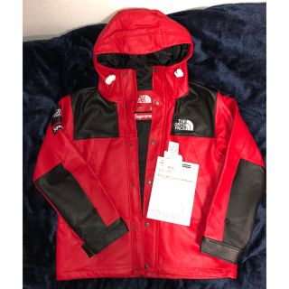 シュプリーム(Supreme)のsupreme north face レザーマウンテンパーカー(マウンテンパーカー)