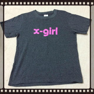 エックスガール(X-girl)のX-girlロゴTシャツ！！美品！送料込(Tシャツ(半袖/袖なし))
