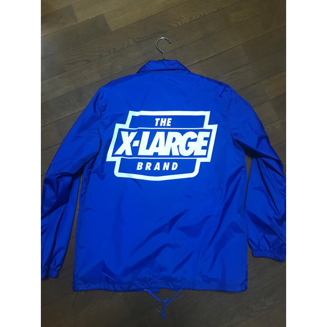 XLARGE(エクストララージ)のX-LARGE ブルー コーチジャケット メンズのジャケット/アウター(ナイロンジャケット)の商品写真