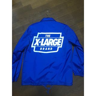 エクストララージ(XLARGE)のX-LARGE ブルー コーチジャケット(ナイロンジャケット)