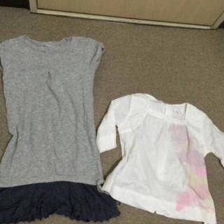 クロエ(Chloe)の女の子120程度　Chloeとalettaのカットソーとチュニック2点 (Tシャツ/カットソー)