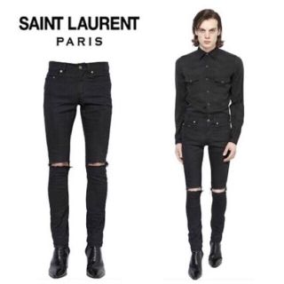 サンローラン(Saint Laurent)の値下げ！16AW ニークラッシュ(デニム/ジーンズ)