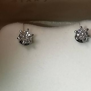 天然ダイヤモンドピアス(ピアス)