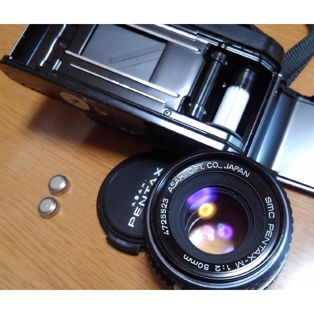 PENTAX(ペンタックス)の整備実用☆PENTAX MV1ボディ☆PENTAX 50mm F2カビ無し スマホ/家電/カメラのカメラ(フィルムカメラ)の商品写真