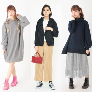 アースミュージックアンドエコロジー(earth music & ecology)の〖clothes〗【新品!タグ付き!SALEあり!】お洋服3点セット‪︎‬(ひざ丈ワンピース)