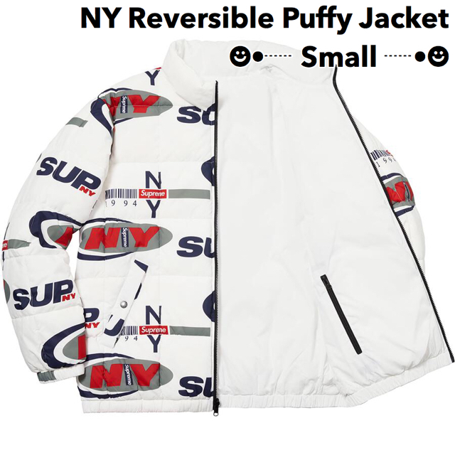 【S】Supreme NY Reversible Puffy Jacket