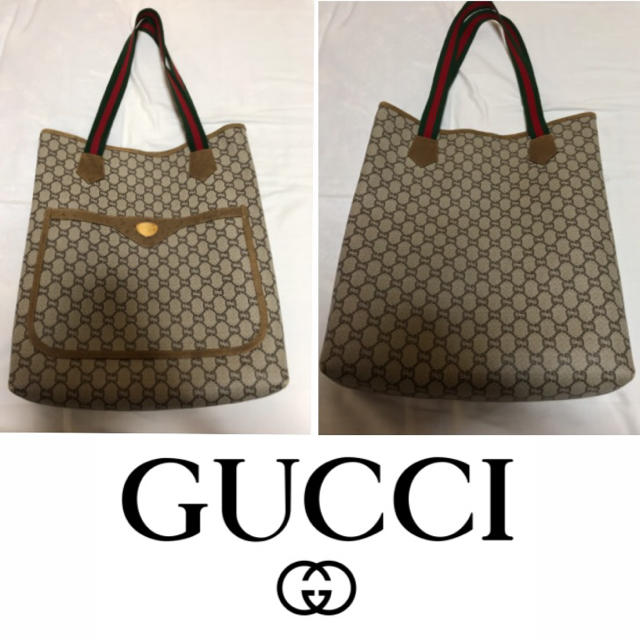 Gucci - OLD GUCCI オールド グッチ トートバッグ シェリーライン GG柄 美品の通販 by ss15｜グッチならラクマ