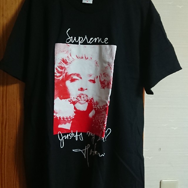 Supreme マドンナ tシャツ 黒 Mサイズ 最安値Tシャツ/カットソー(半袖/袖なし)