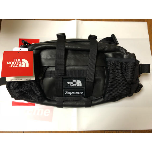 バッグSUPREME×THE NORTH FACE Leather Waist Bag