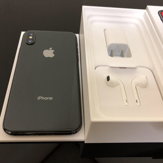 【最安値】 iPhone X 64GB スペースグレイ 未使用