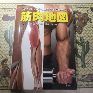 タカラジマシャ(宝島社)のからだのしくみと動きがすぐわかる!筋肉地図/ 岡田隆 監修/酒井均 編著(健康/医学)