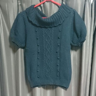 レストローズ(L'EST ROSE)の19【新品。タグ付】レストローズの半袖のセーター(ニット/セーター)
