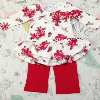 オールドネイビー(Old Navy)のゆりえさま専用 新品80花柄ペプラムT(その他)