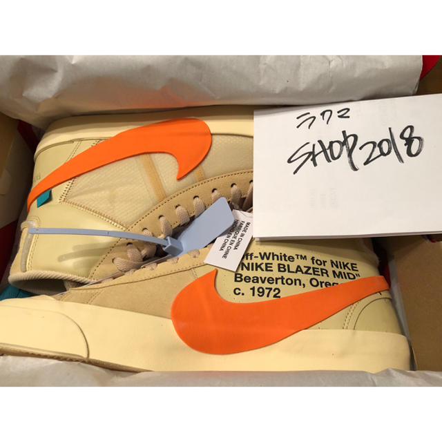 OFF-WHITE - off-white NIKE ブレーザー MID 28.0 SNKRS購入