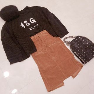 ジェイブランド(J BRAND)のJ BRAND　コーデュロイ　スカート(ひざ丈スカート)