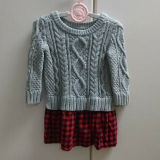 ベビーギャップ(babyGAP)の★ころころ様専用★babyGap　ニットワンピース　80cm(ワンピース)