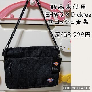 ディッキーズ(Dickies)の新品⭐Dickies　サコッシュ　ブラック　イーハイフン(その他)