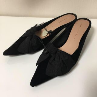 ZARA - 新品♡ザラ♡ビックリボン付きミュール♡39の通販｜ラクマ