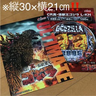 ニューギン(newgin)のゴジラ 『CR真・怪獣王ゴジラパンフレット』※縦30㎝×横21㎝(非売品)(パチンコ/パチスロ)