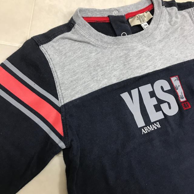 ARMANI JUNIOR(アルマーニ ジュニア)の⭐️アルマーニベビー92cm☆長袖Tシャツ⭐️ キッズ/ベビー/マタニティのキッズ服男の子用(90cm~)(Tシャツ/カットソー)の商品写真