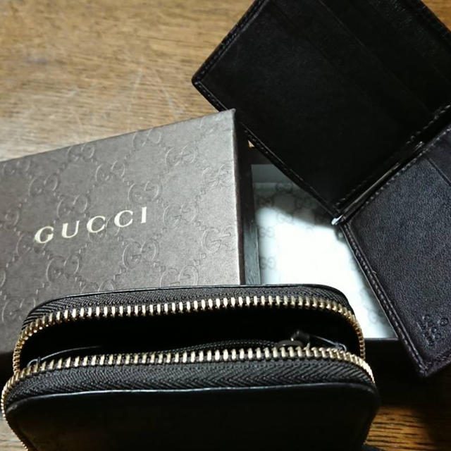 Gucci(グッチ)のGUCCI 財布 小銭入れ お札入れ ハンドメイドのファッション小物(財布)の商品写真