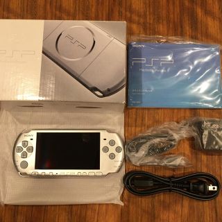 プレイステーションポータブル(PlayStation Portable)のPSP 本体 シルバー 新品未使用(携帯用ゲーム機本体)